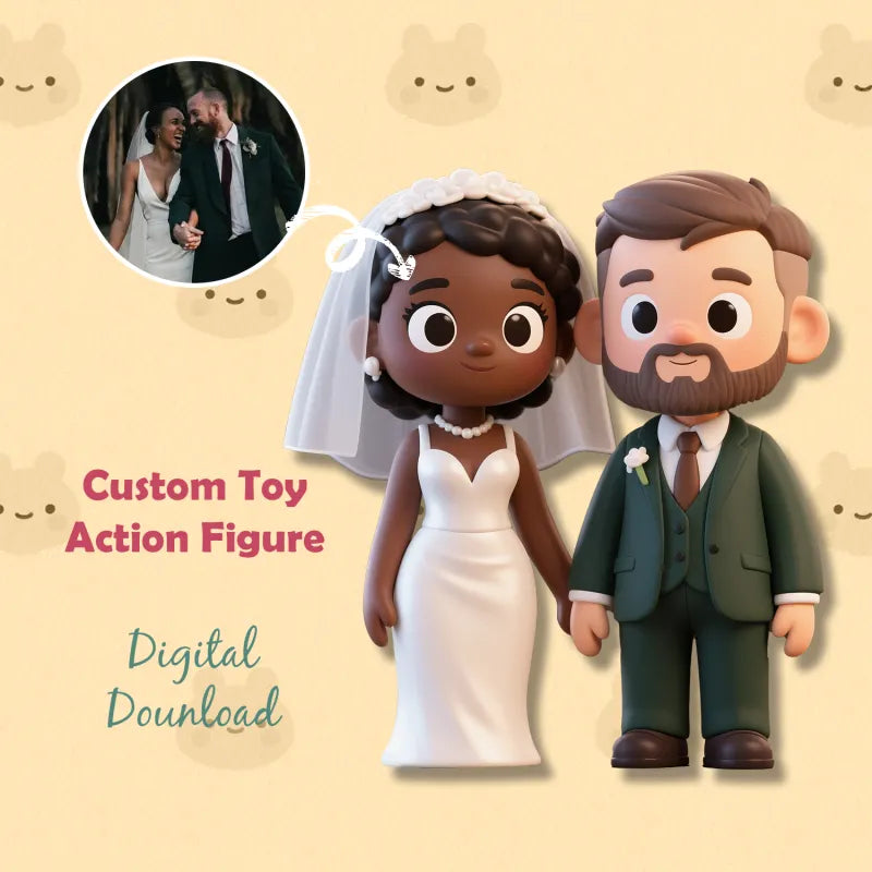 3D Mini Figür – Fotoğrafınızdan Tasarlanan Kişiye Özel Sürpriz Figür