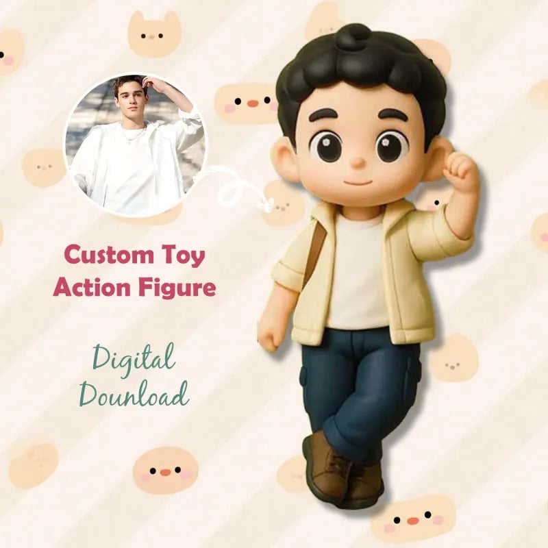 3D Mini Figür – Fotoğrafınızdan Tasarlanan Kişiye Özel Sürpriz Figür