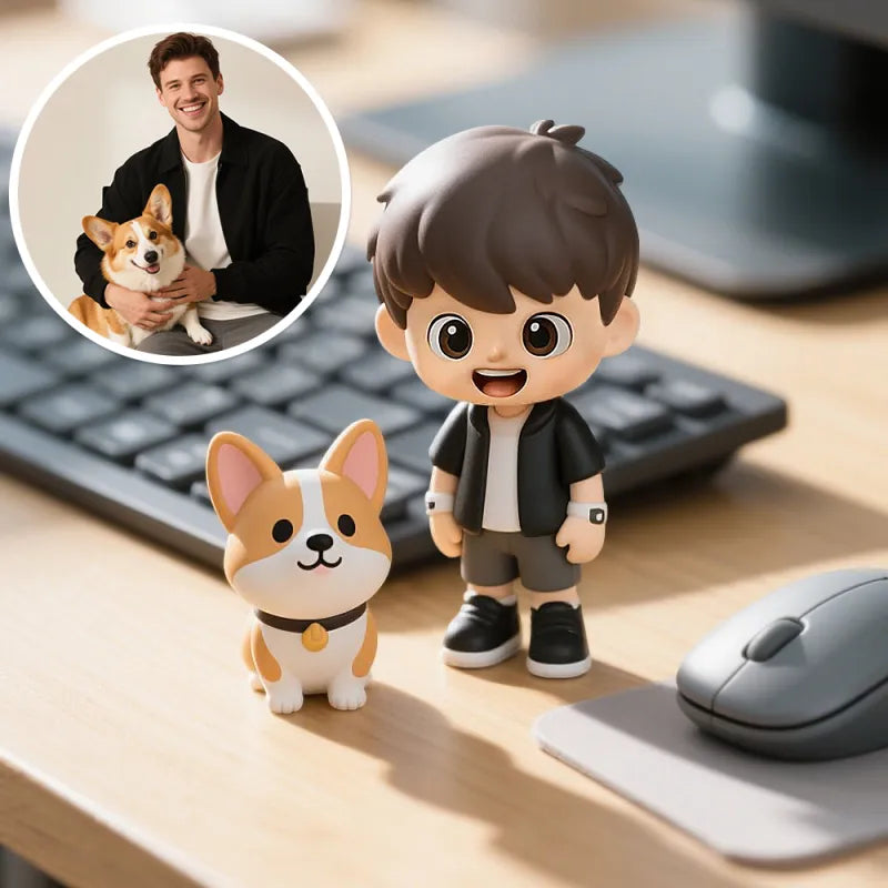 3D Mini Figür – Fotoğrafınızdan Tasarlanan Kişiye Özel Sürpriz Figür