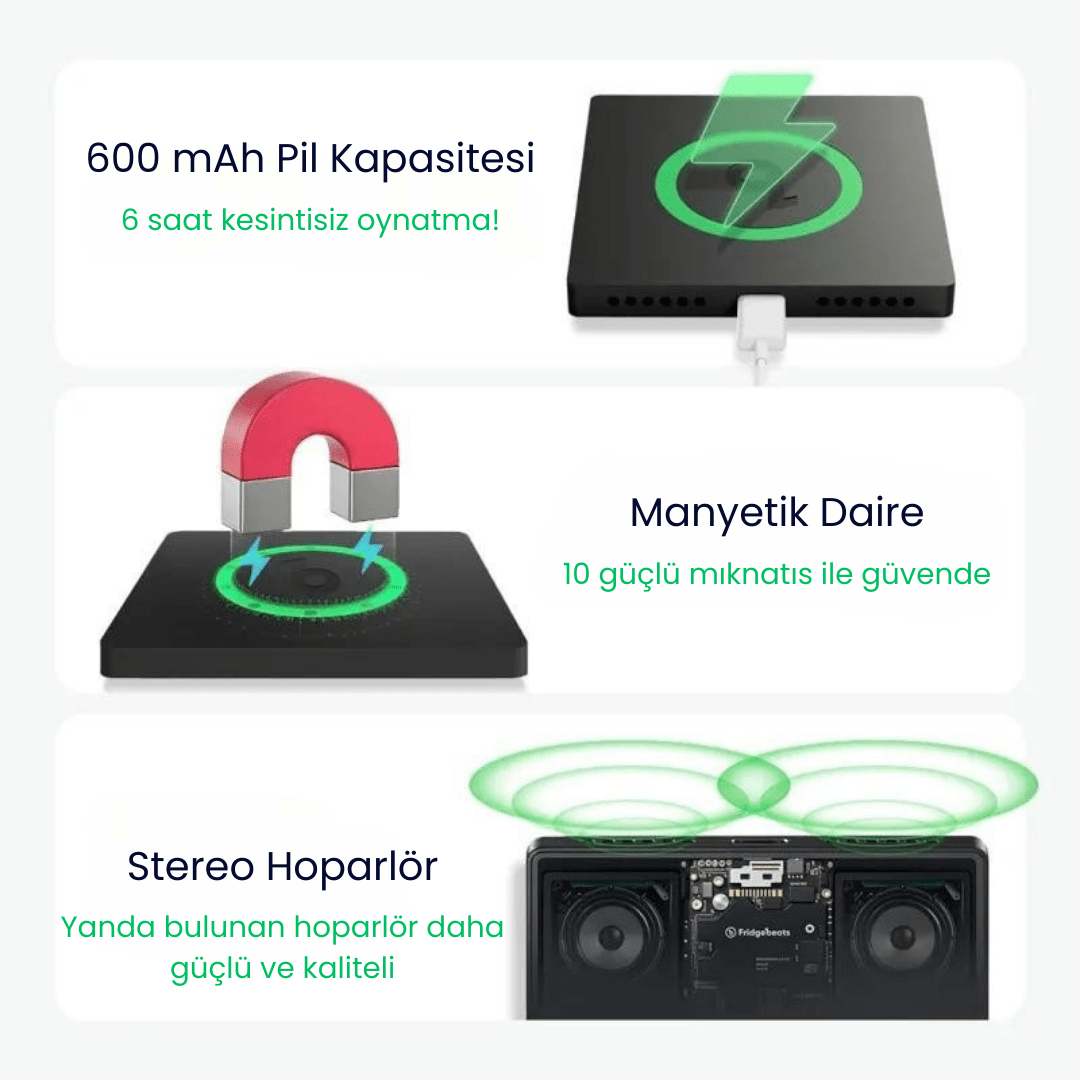 Kişiye Özel Müzikli Magnet Özel Notlu| Bluetooth’lu | Türkiye'den Hızlı Teslimat