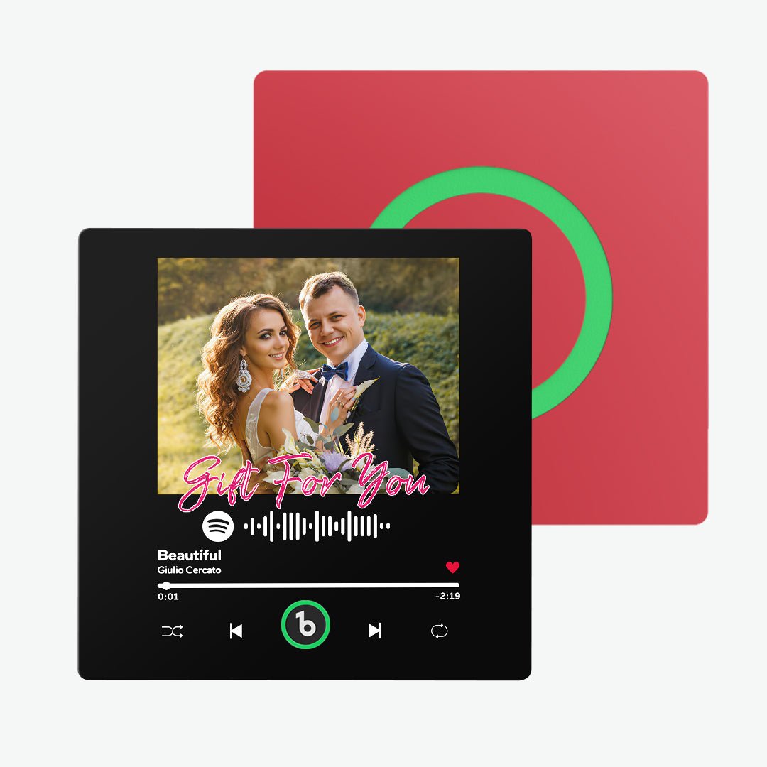 FridgeBeats Özel Notlu - Kişiye Özel Müzikli Magnet - OnlineBazaar