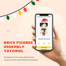 Tam Vücut Sevimli Brick Figür – Kedi Detaylı Dekoratif Hediye