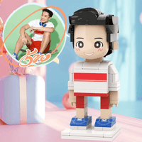Duddu Brick Figür | Romantik Tasarımlı LEGO Tarzı Mini Karakter | Sevgililer Günü ve Anı Hediyesi