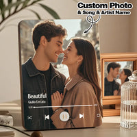 Kişiye Özel Müzik Çalan Fotoğraf Çerçevesi | Telefon Bağlantısı Olmadan Müzik Çalar | Ahşap Tasarım Hediye