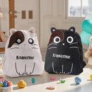 Kişiye Özel İsim Nakışlı Peluş Hayvan Temalı Çocuk Sırt Çantası