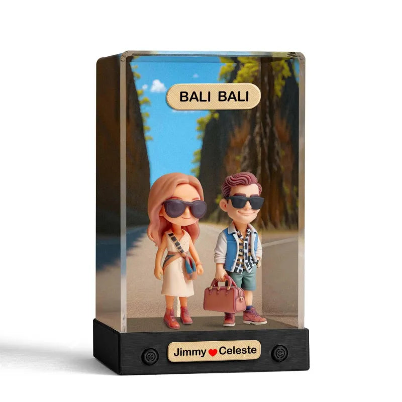 Kişiye Özel 3D Mini Figür – Arka Plan Seçenekli Kutu | Yapay Zeka Önizlemeli