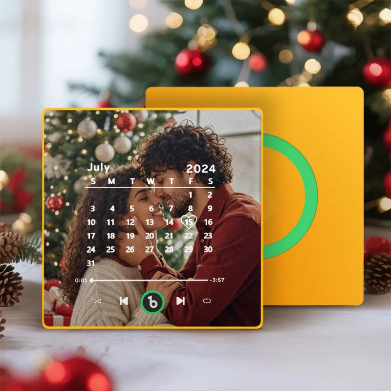 FridgeBeats - Personalized Musical Magnet - Calendar Design 