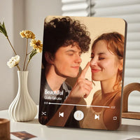 Kişiye Özel Müzik Çalan Fotoğraf Çerçevesi | Telefon Bağlantısı Olmadan Müzik Çalar | Ahşap Tasarım Hediye