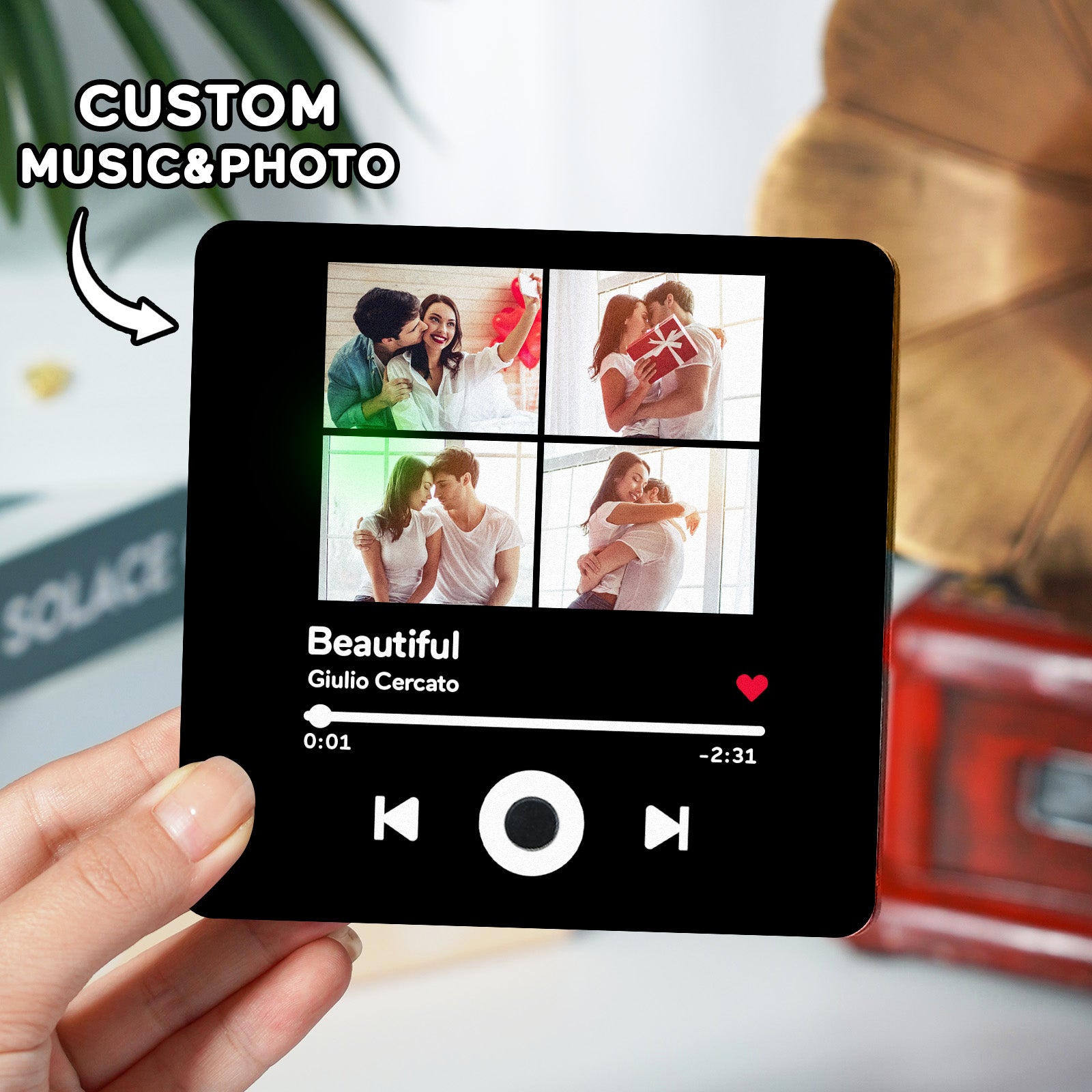 Magnetify -My5- Personalized picture music box magnet