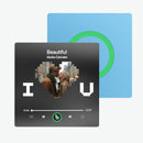 FridgeBeats Seni Seviyorum Kalpli Tasarım - Kişiye Özel Müzikli Magnet