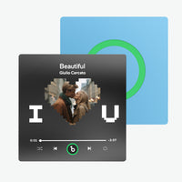 FridgeBeats Seni Seviyorum Kalpli Tasarım - Kişiye Özel Müzikli Magnet