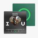 FridgeBeats Seni Seviyorum Kalpli Tasarım - Kişiye Özel Müzikli Magnet