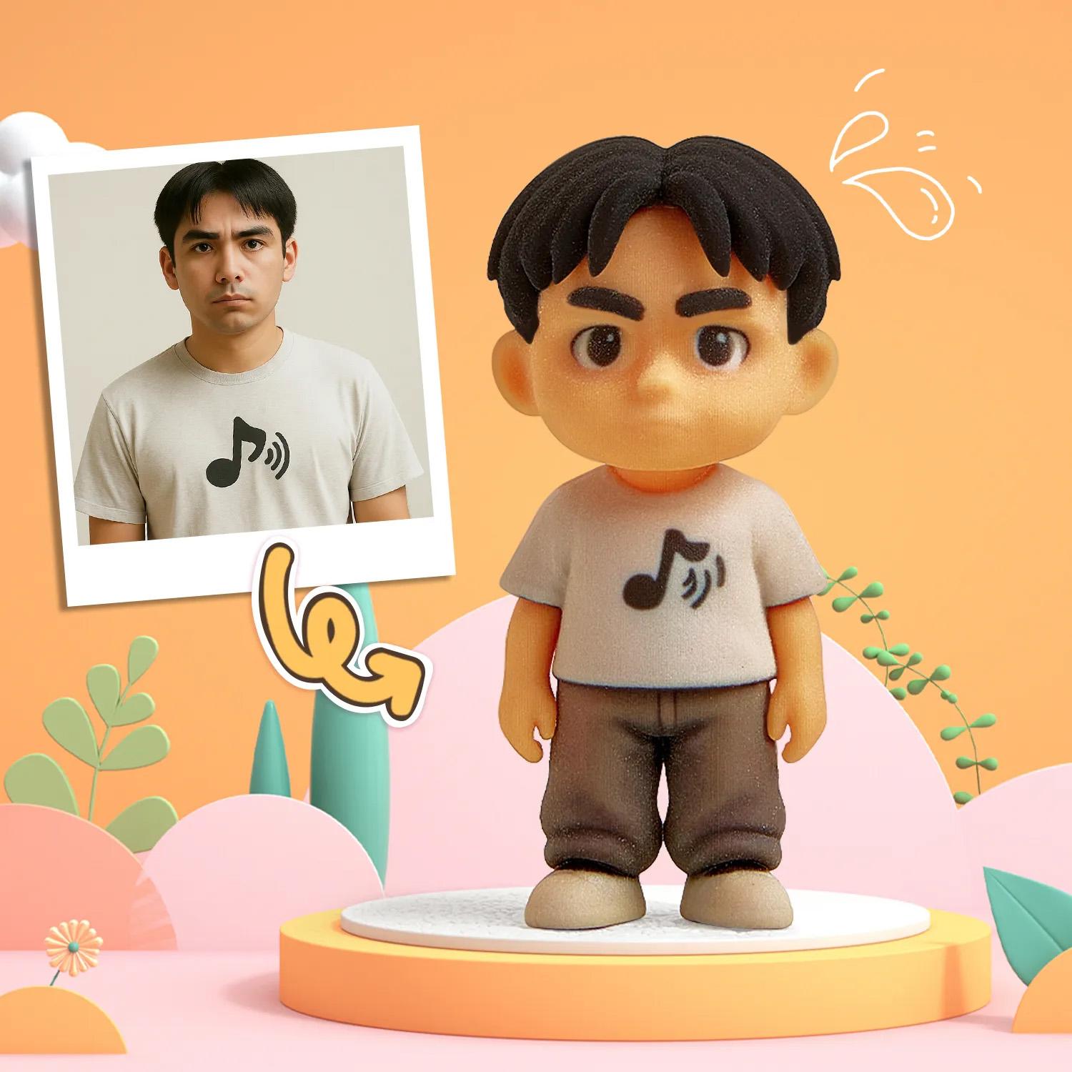 Kişiye Özel 2 Kişilik 3D Mini Figür – Fotoğrafınızdan Tasarlanan Eşsiz Hediye