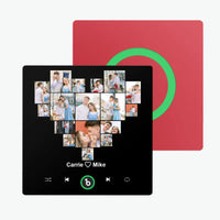 FridgeBeats Kalpli Çoklu Resim Tasarımı - Kişiye Özel Müzikli Magnet