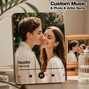 Kişiye Özel Müzik Çalan Fotoğraf Çerçevesi | Telefon Bağlantısı Olmadan Müzik Çalar | Ahşap Tasarım Hediye