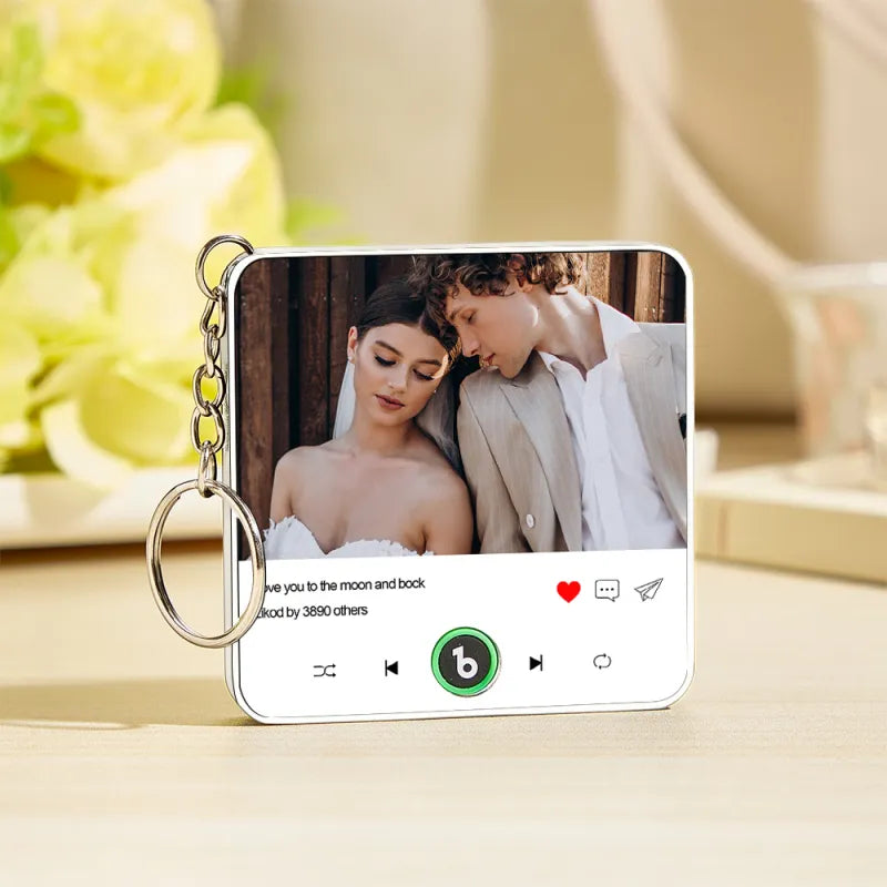 FridgeBeats Instagram Post Themed | Mini Music Box with USB Song Changing Capability