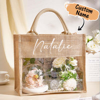 Kişiye Özel Monogramlı Tote Çanta – Nedime Teklifi & Düğün Günü Hediyesi