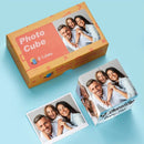 Kişiselleştirilmiş Fotoğraf Küpü - Çoklu Fotoğraf Çerçevesi - Aile için Hediye - "Birlikte Aile Oluruz" Sihirli Küp - OnlineBazaar