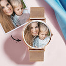 Kişiye Özel Fotoğraflı Unisex Metal Kordon Saat – 36mm / 40mm Seçenekli Gravürlü Model - OnlineBazaar
