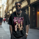 Kişiye Özel Vintage Tarzı Fotoğraflı Tişört – İsim Baskılı Unisex T-shirt - OnlineBazaar